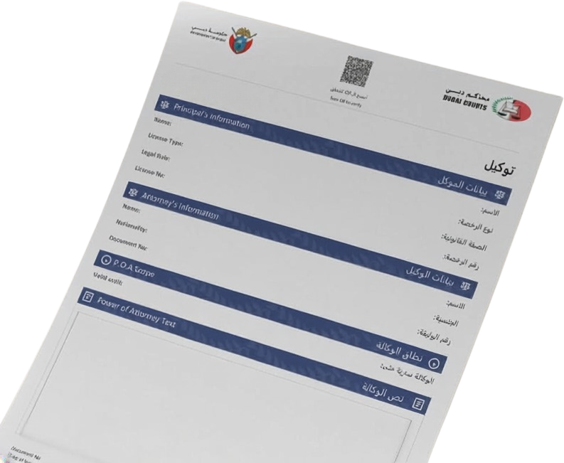 UAE Notary Document